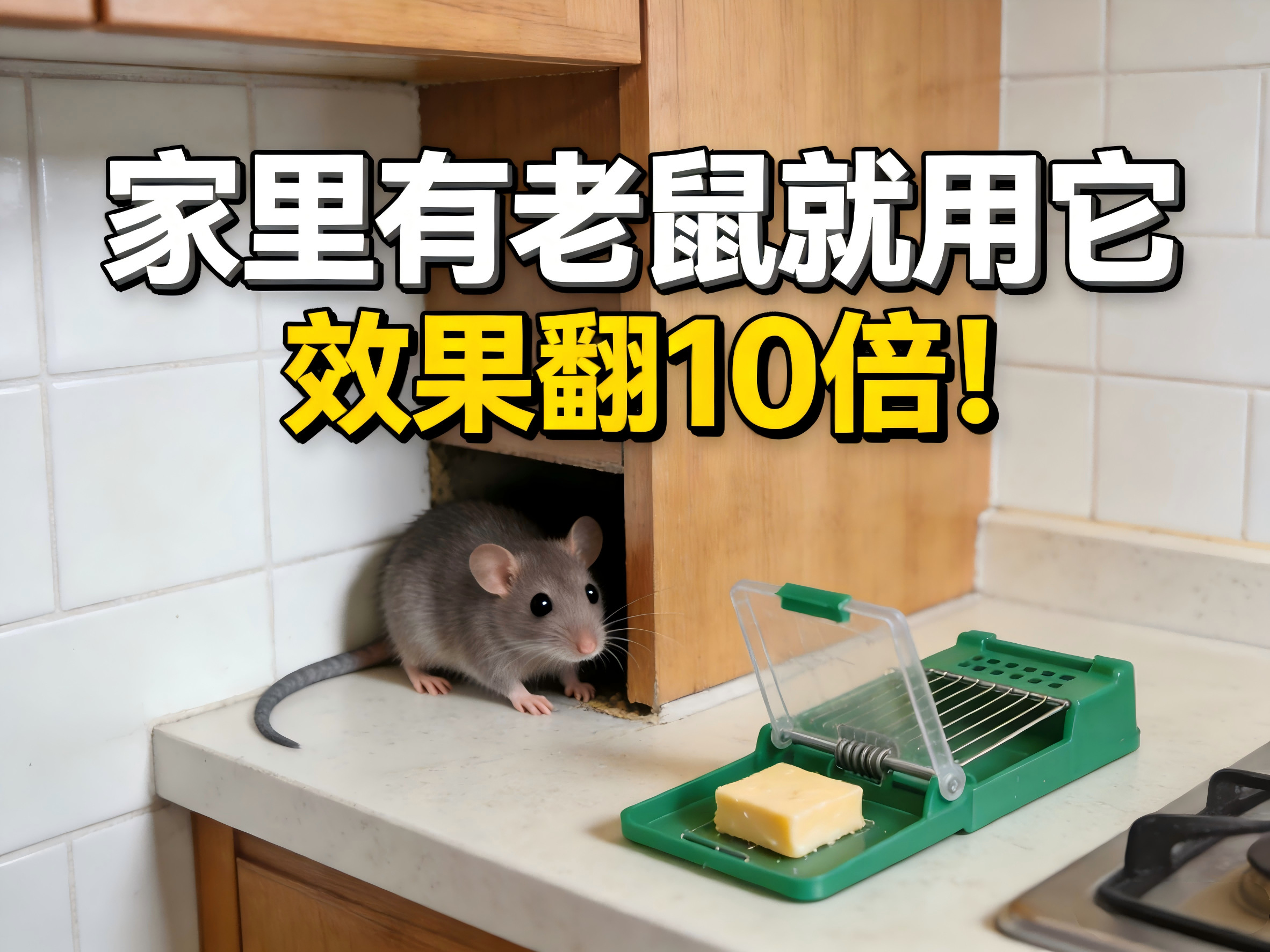 家里有老鼠就用它，效果翻10倍！